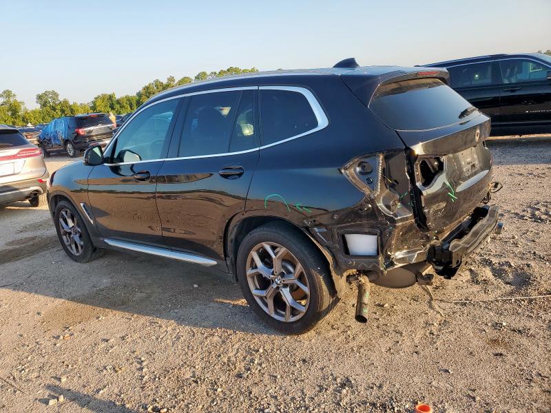 5UXTY3C08M9G70577 - 2021 BMW X3 SDRIVE30I BLACK photo 2