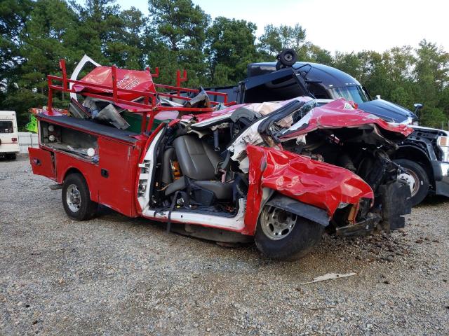 1GBHC43KX9E130877 - 2009 CHEVROLET SILVERADO RED photo 1