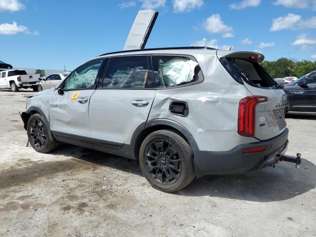 5XYP5DHC4NG277144 - 2022 KIA TELLURIDE SX GRAY photo 2