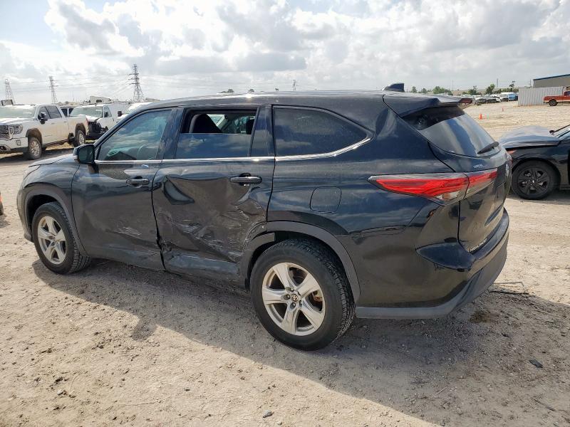 5TDCZRAH5MS529927 - 2021 TOYOTA HIGHLANDER L أسود صورة 2