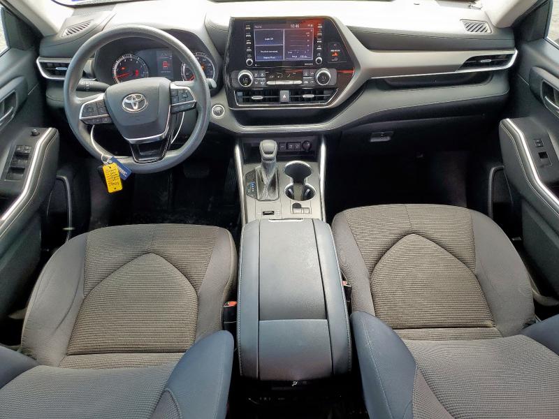 5TDCZRAH5MS529927 - 2021 TOYOTA HIGHLANDER L أسود صورة 8