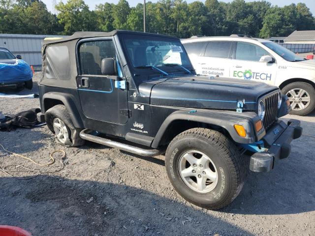 1J4FA39S65P385537 - 2005 JEEP WRANGLER X შავი ფოტო 4