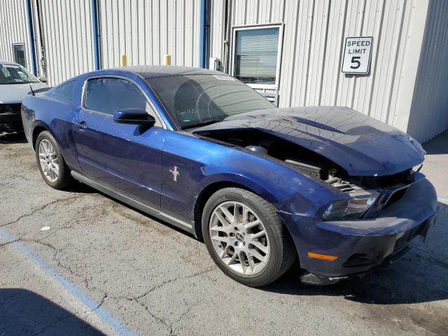 1ZVBP8AM6C5204858 - 2012 FORD MUSTANG BLUE photo 4