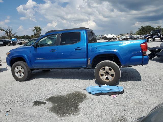 5TFAZ5CN6GX005364 - 2016 TOYOTA TACOMA DOUBLE CAB BLUE photo 2
