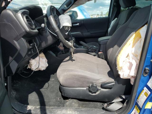 5TFAZ5CN6GX005364 - 2016 TOYOTA TACOMA DOUBLE CAB BLUE photo 7