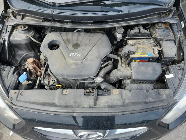KMHCT5AE5DU134170 - 2013 HYUNDAI ACCENT GLS შავი ფოტო 11