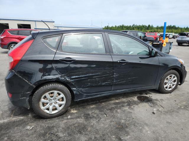 KMHCT5AE5DU134170 - 2013 HYUNDAI ACCENT GLS შავი ფოტო 3