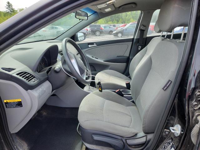 KMHCT5AE5DU134170 - 2013 HYUNDAI ACCENT GLS შავი ფოტო 7