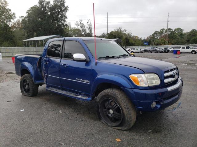 5TBDT44196S511949 - 2006 TOYOTA TUNDRA DOUBLE CAB SR5 BLUE photo 4