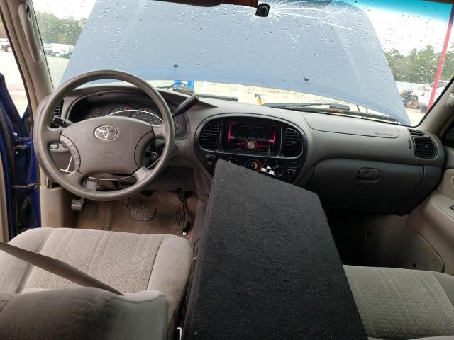 5TBDT44196S511949 - 2006 TOYOTA TUNDRA DOUBLE CAB SR5 BLUE photo 8