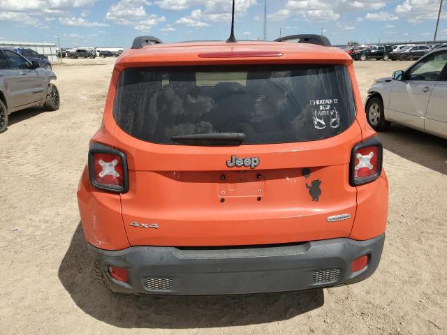 ZACCJBBBXHPF23892 - 2017 JEEP RENEGADE LATITUDE ORANGE photo 6