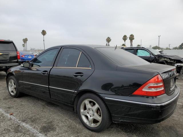 WDBRF61J71F112999 - 2001 MERCEDES-BENZ C 240 შავი ფოტო 2