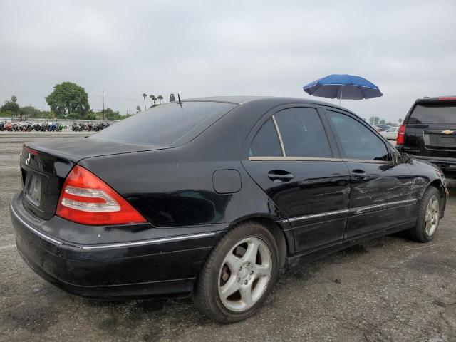 WDBRF61J71F112999 - 2001 MERCEDES-BENZ C 240 შავი ფოტო 3