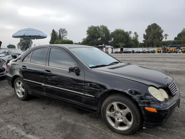 WDBRF61J71F112999 - 2001 MERCEDES-BENZ C 240 შავი ფოტო 4
