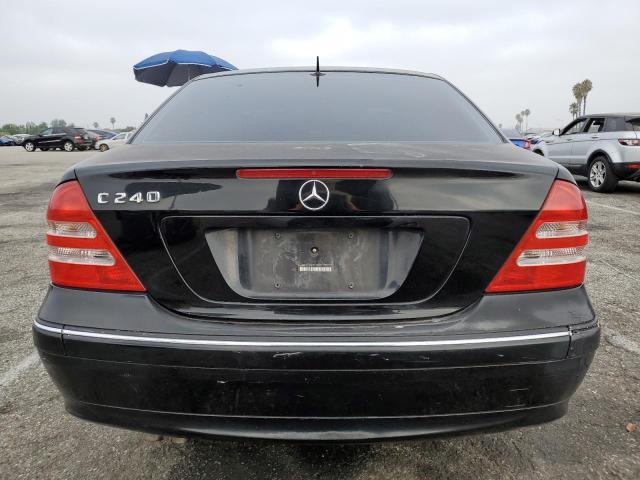 WDBRF61J71F112999 - 2001 MERCEDES-BENZ C 240 შავი ფოტო 6