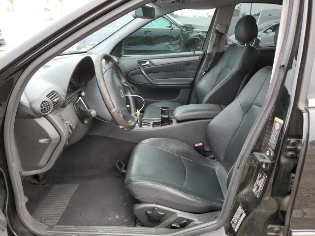 WDBRF61J71F112999 - 2001 MERCEDES-BENZ C 240 შავი ფოტო 7