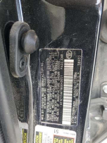 4T1C11AK1NU640651 - 2022 TOYOTA CAMRY LE BLACK photo 12