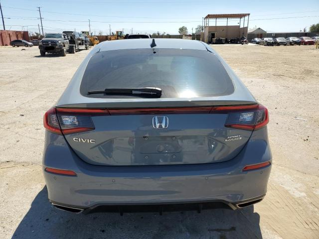 19XFL1H8XNE014813 - 2022 HONDA CIVIC SPORT TOURING GRAY photo 6