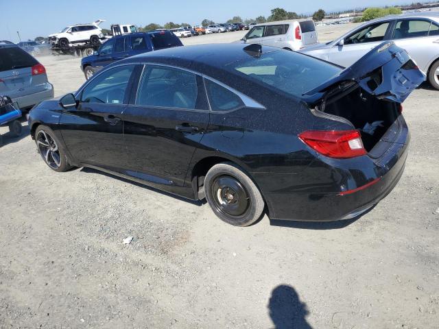 1HGCV3F23NA041945 - 2022 HONDA ACCORD HYBRID SPORT BLACK photo 2