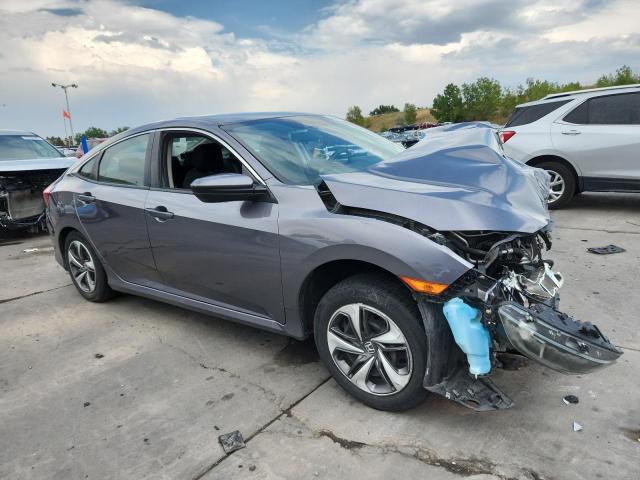 19XFC2F62KE030734 - 2019 HONDA CIVIC LX GRAY photo 4