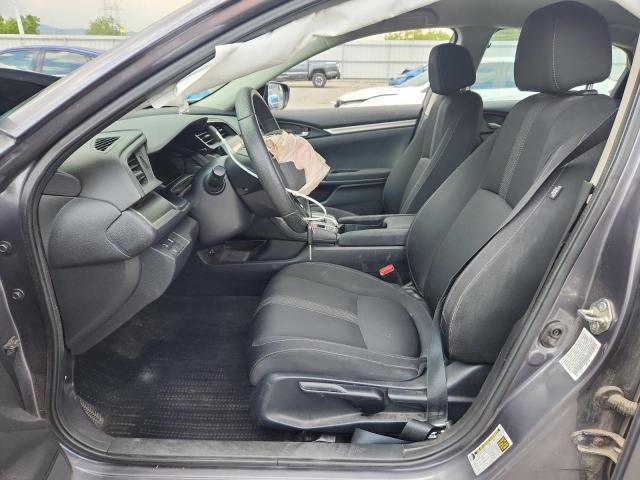 19XFC2F62KE030734 - 2019 HONDA CIVIC LX GRAY photo 7