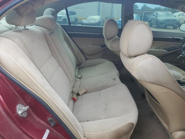 1HGFA16847L015783 - 2007 HONDA CIVIC EX ბურგუნდია ფოტო 10