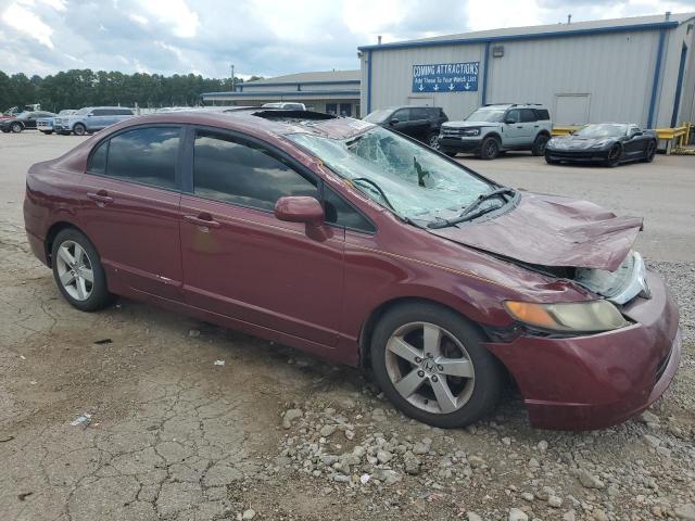 1HGFA16847L015783 - 2007 HONDA CIVIC EX ბურგუნდია ფოტო 4