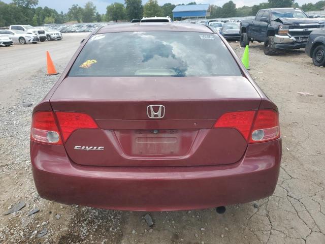 1HGFA16847L015783 - 2007 HONDA CIVIC EX ბურგუნდია ფოტო 6
