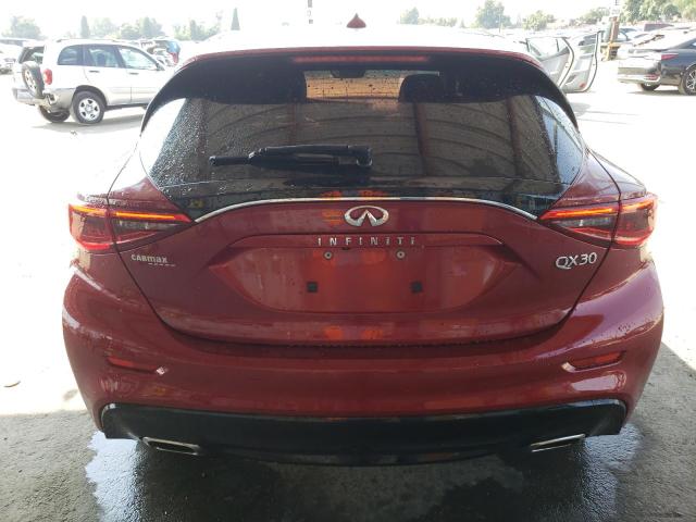 SJKCH5CP7JA056408 - 2018 INFINITI QX30 BASE RED photo 6