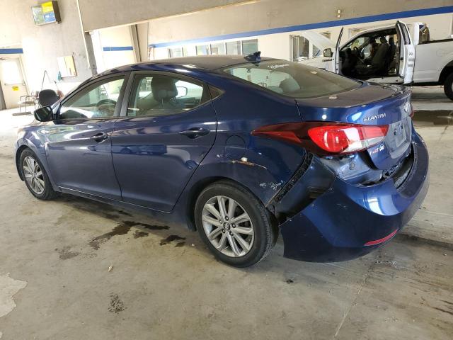 5NPDH4AE5GH712111 - 2016 HYUNDAI ELANTRA SE BLUE photo 2