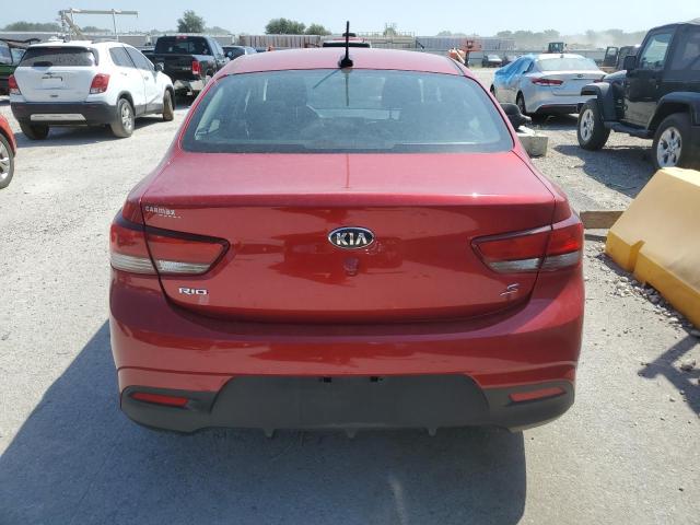 3KPA24AB5JE085660 - 2018 KIA RIO LX RED photo 6