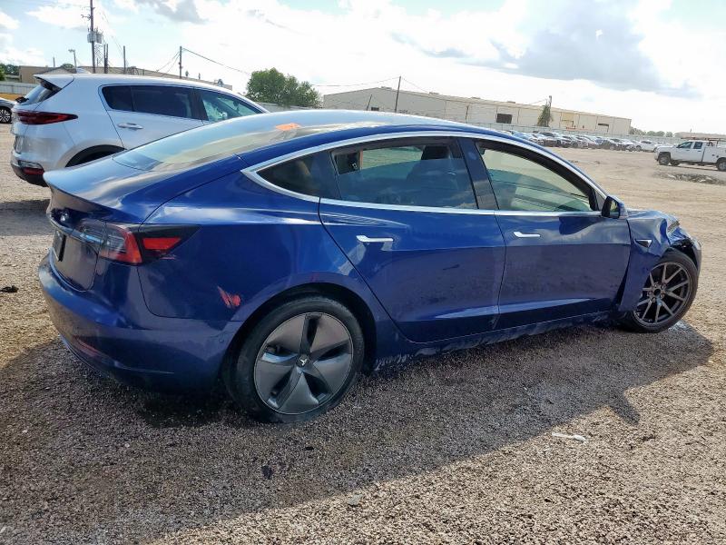 5YJ3E1EA3KF485731 - 2019 TESLA MODEL 3 BLUE photo 3