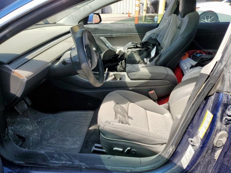 5YJ3E1EA3KF485731 - 2019 TESLA MODEL 3 BLUE photo 7