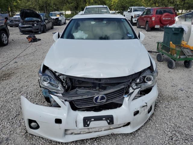 JTHKD5BH4D2147685 - 2013 LEXUS CT 200 WHITE photo 5