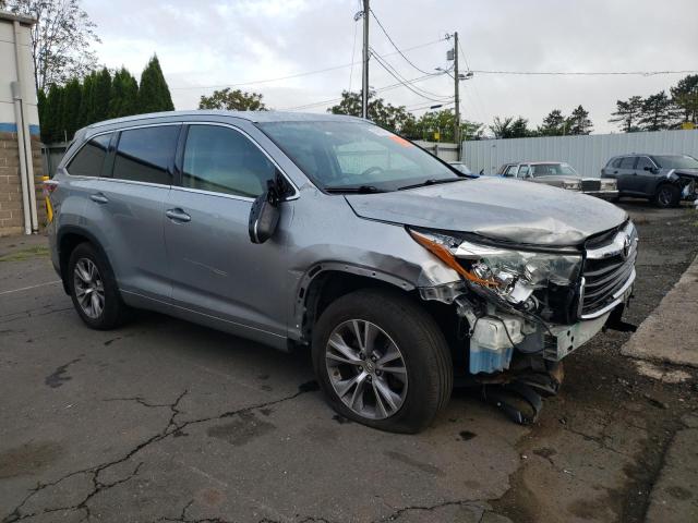 5TDJKRFH5FS087495 - 2015 TOYOTA HIGHLANDER XLE 银色 照片 4