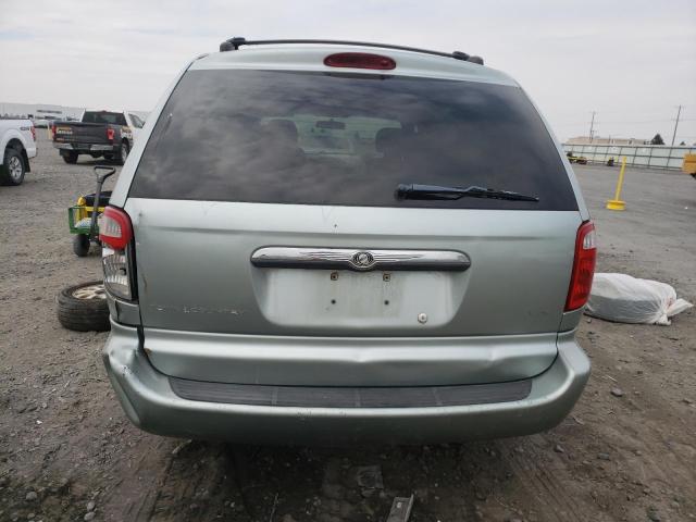 2C8GP44L73R265741 - 2003 CHRYSLER TOWN & COU LX GREEN photo 6