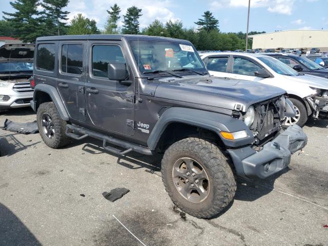 1C4HJXDG6KW629567 - 2019 JEEP WRANGLER UNLIMITED SPORT Մոխրագույն լուսանկար 4