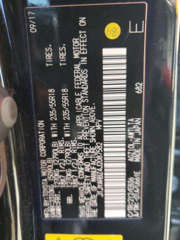 JTJYARBZ4J2087582 - 2018 LEXUS NX 300 BASE Qara foto 13