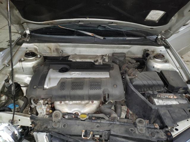 KMHDN46D94U884728 - 2004 HYUNDAI ELANTRA GLS SILVER photo 11