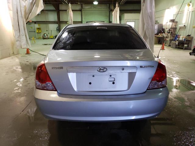 KMHDN46D94U884728 - 2004 HYUNDAI ELANTRA GLS SILVER photo 6