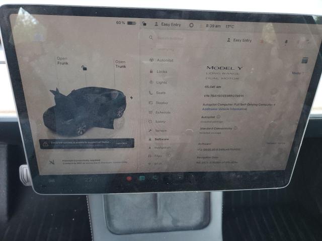 7SAYGDEE9RF079616 - 2024 TESLA MODEL Y Մոխրագույն լուսանկար 9