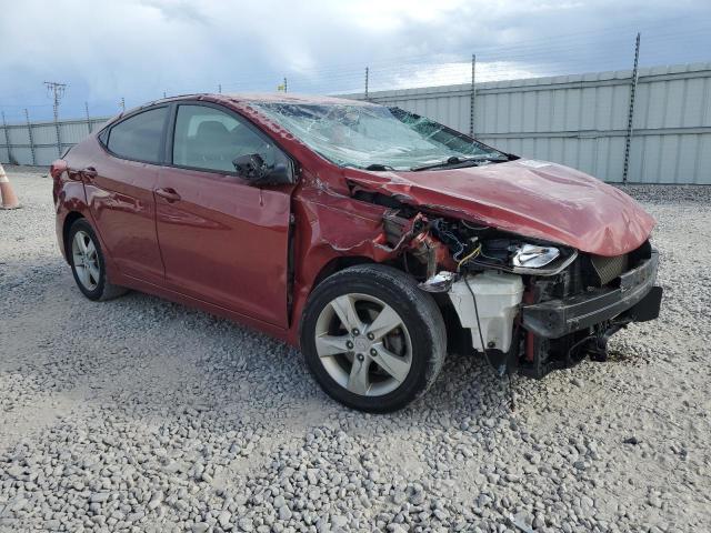 KMHDH4AE1DU533108 - 2013 HYUNDAI ELANTRA GLS BURGUNDY photo 4