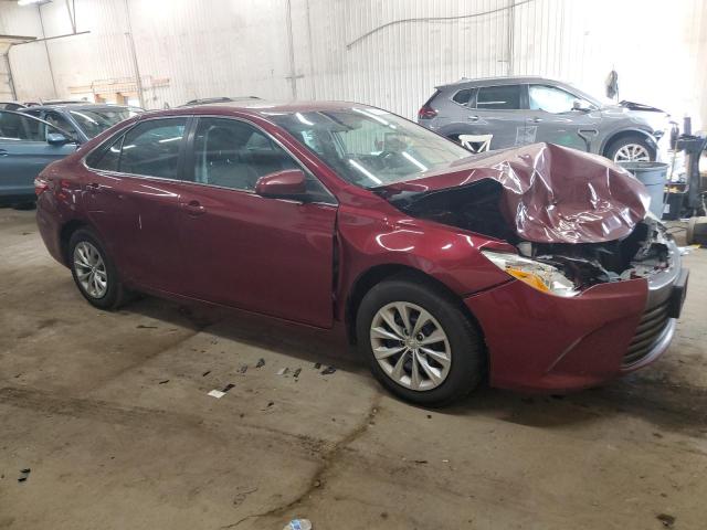 4T1BF1FK0GU517156 - 2016 TOYOTA CAMRY LE 勃艮第红 照片 4