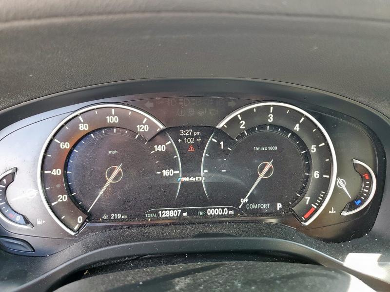 5UXTS3C50J0Y94260 - 2018 BMW X3 XDRIVEM40I BLACK photo 9