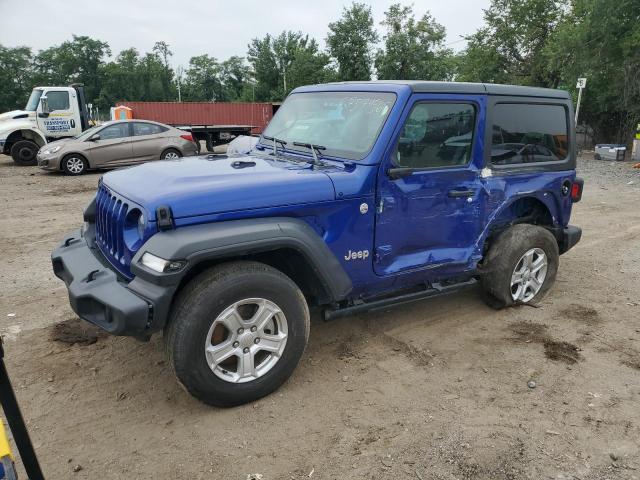 1C4GJXAN9JW316512 - 2018 JEEP WRANGLER SPORT BLUE photo 2