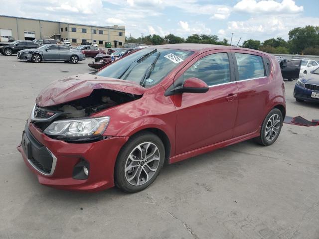 1G1JD6SB2K4115164 - 2019 CHEVROLET SONIC LT RED photo 1