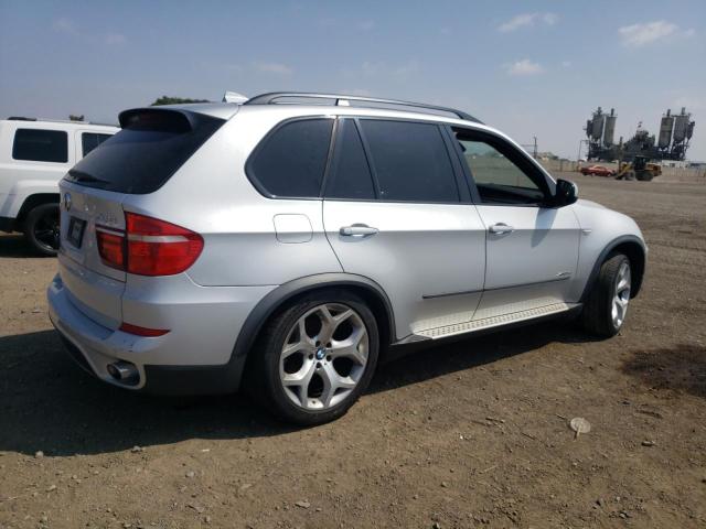 5UXZW0C58CL663394 - 2012 BMW X5 XDRIVE35D SILVER photo 3