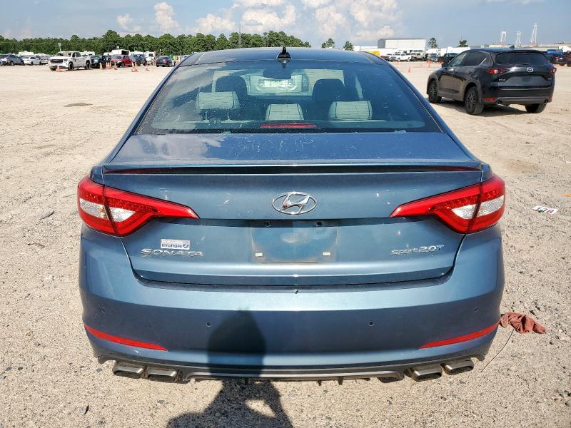 5NPE34AB4FH086218 - 2015 HYUNDAI SONATA SPORT 蓝色 照片 6