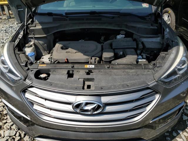 5XYZTDLB6HG381409 - 2017 HYUNDAI SANTA FE S GRAY photo 12