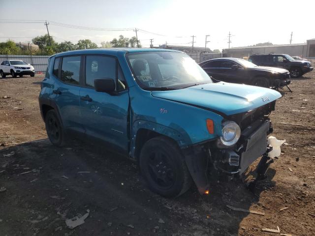 ZACNJAAB8KPK45860 - 2019 JEEP RENEGADE SPORT 青色 照片 4